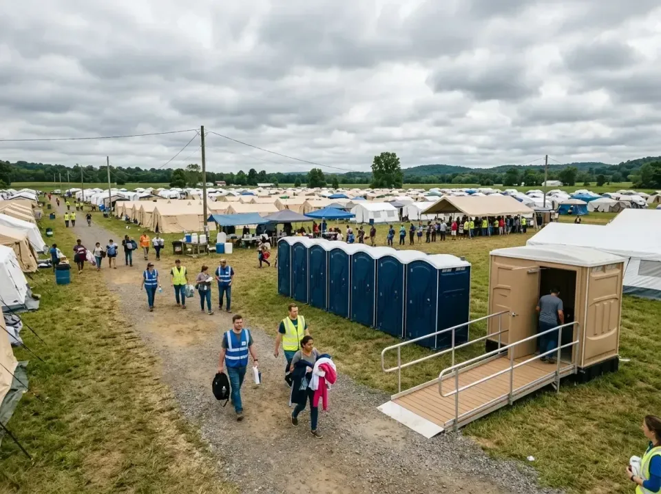 disaster-relief-camp-restrooms-010 — frequently asked questions, Dumpster & Portable Bathrooms Rental in United States