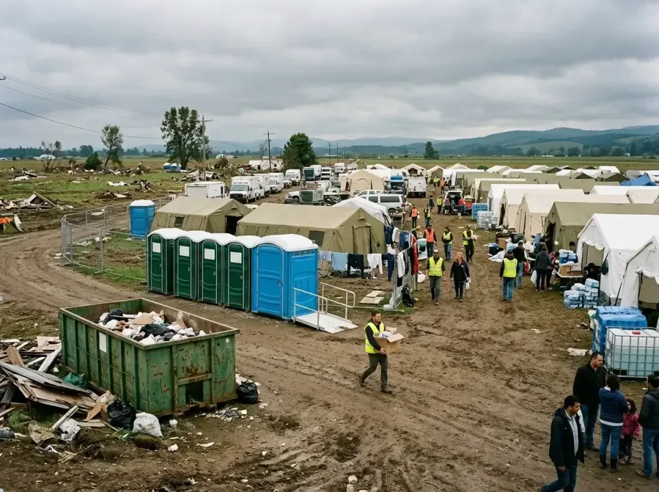 emergency-disaster-relief-camp-004 — frequently asked questions, Dumpster & Portable Bathrooms Rental in United States